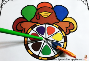 Speech Therapy Fun: Thanksgiving Game for Speech & Language